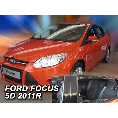 Deflektory - Ford Focus hatchback, Sedan 2011-2018