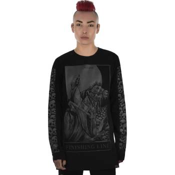 Image 1 of KILLSTAR Унисекс тениска с дълги ръкави KILLSTAR - Finishing Line Long Sleeve Top - KSRA002269