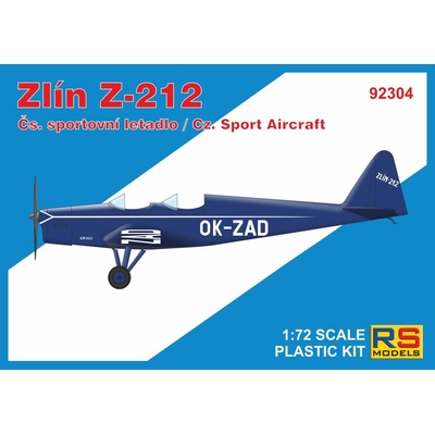 RS models Zlín Z 212 Československé sportovní letadlo 92304 1:72