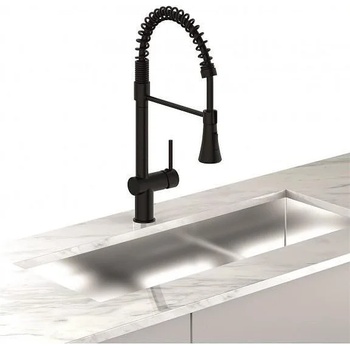 Image 1 of Inter Ceramic Стоящ смесител за кухня, Inter Ceramic, ICF 7561017PVD, с изтеглящ душ с две функции (7561017PVD)