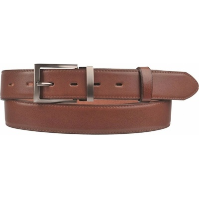 Penny Belts pánský kožený společenský opasek s trnovou sponou 35-020-1-48 hnědý