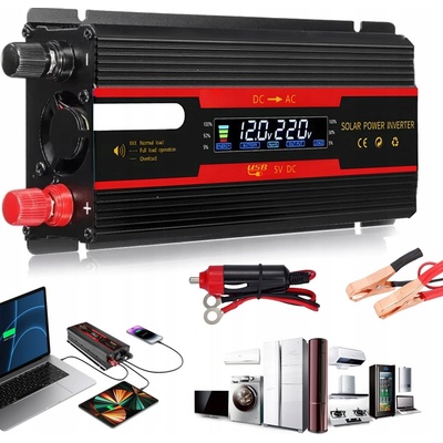 Green Cell INVGC12P2000LCD 12V/230V, 2000W/4000W čistá sinusoida s LCD displejem