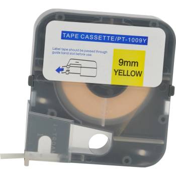 PONY PT-1009Y, 9mm x 8m, Жълт, оригинална лента (PT1009Y)