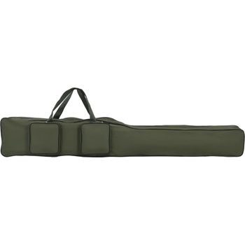 vidaXL Чанта за въдица тъмнозелена 150 см Оксфорд плат (4009995)