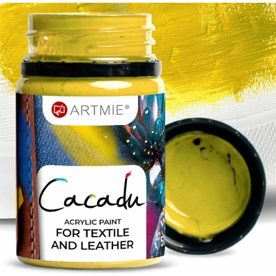 Artime Cacadu farby na textil a kožu 50 ml 4 základná žltá