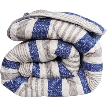 Izidream Зимна олекотена завивка с естествена вълна за спалня Мерино Грид 200/210 см