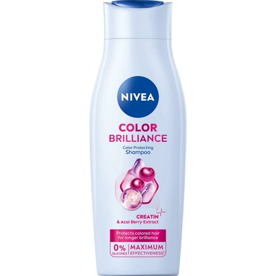 Nivea Šampon pro zářivou barvu vlasů Color Brilliance Color Protecting Shampoo 400 ml