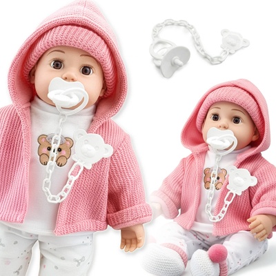 Kinderplay Panenka velká 41 cm interaktivní mluví realisticky měkká