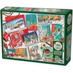 Cobble Hill Puzzle 1000 Christmas Cards G3