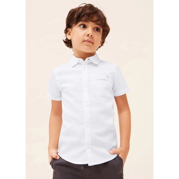 Image 1 of MAYORAL Риза с къс ръкав tailoring за момче Майорал в бяло