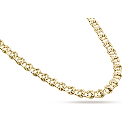 Ellami Pozlacený řetízek 14k zlatem, složený z pletených zrn 3001968
