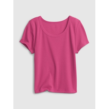 GAP Бебешка тениска с ребра GAP GAP | Rozov | Момичешки | 10