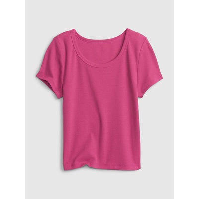 GAP Бебешка тениска с ребра GAP GAP | Rozov | Момичешки | 10