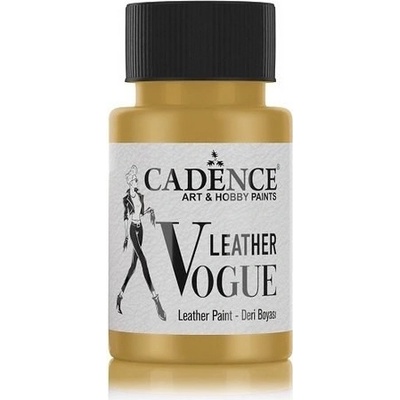 Cadence Metalická barva na kůži Leather Vogue 50 ml zlatá – Hledejceny.cz