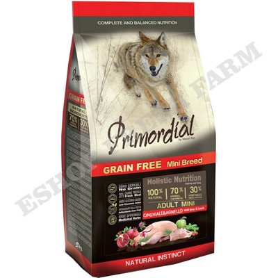 Primordial Dog Adult Mini diviak a jahňa 2 kg