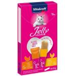 Vitakraft Деликатес Vitakraft Jelly Lovers пиле и пуйка 6x15g (493-2459470)