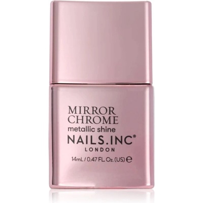 Nails Inc. Mirror Chrome lak na nehty s vysokým leskem odstín You're being Chromatic 14 ml