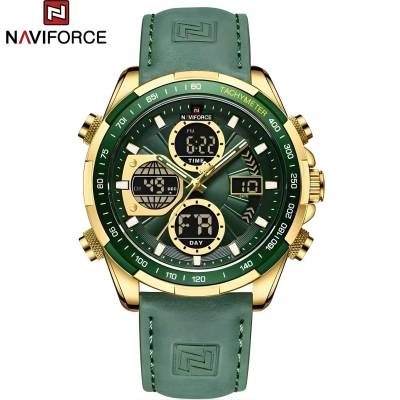 Naviforce Часовници naviforce mi-38648 - Зелен/Златен kp38648 (mi-38648)