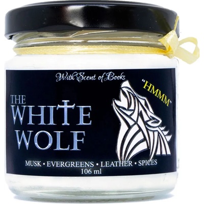 With Scent of Books Ароматна свещ The Witcher - The White Wolf, 106 ml (TWW106 ml)