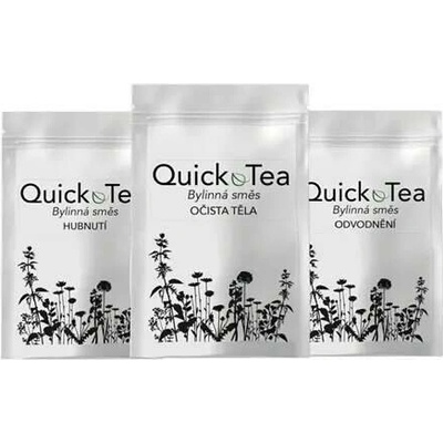 QuickTea Očista těla 3 x 50 g