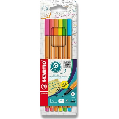 Stabilo® point 88 6 barev