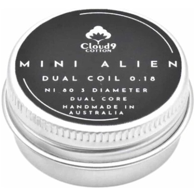 Cloud 9 Předmotané spirálky Mini Alien Ni80 0,18 ohm 2ks
