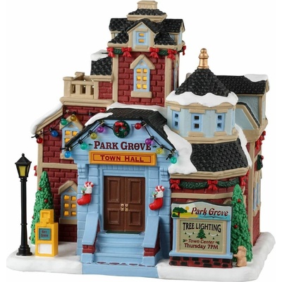 Svietiaci domček Lemax 35045 Radnica Park Grove