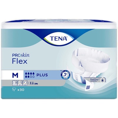 TENA Flex Plus inkontinenčné plienkové nohavičky 6 kvapiek M 30 ks
