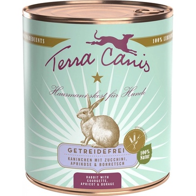 Terra Canis Grain Free Králík s cuketou meruňkami & brutnákem 6 x 800 g