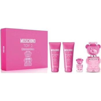 Moschino Toy 2 Bubble Gum за жени комплект EDT 100 ml + BL 100 ml + SG 100 ml + EDT 10 ml