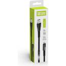 ColorWay CW-CBUM035-BK USB MicroUSB (zink alloy + LED), 2.4A, 1m, černý