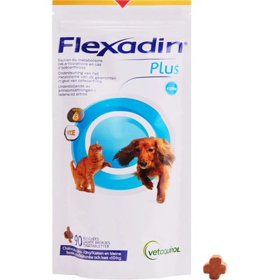 Vétoquinol Flexadin Plus Mini за малки кучета и котки - 90 таблетки