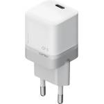 CUKTECH Зарядно за мрежа AC301 (CKAC301SEUWH) - Type-C, с включен USB-C кабел, GaN Технология, 40W - Cuktech - Бял
