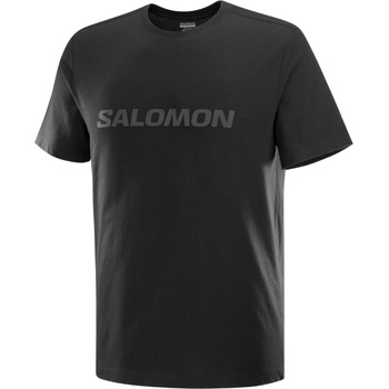 Salomon Logo SS TEE M Размер: L / Цвят: черен