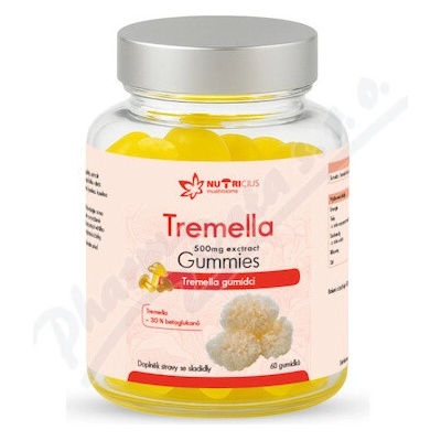 Nutricius Tremella 500mg gumové cukríky 60 ks