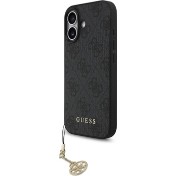 GUESS Калъф Guess 4G Charm за iPhone 17, сив (GUHMP17SGF4GCK)