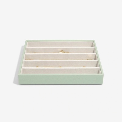 Stackers box na šperky Green Classic Necklace Layer zelená