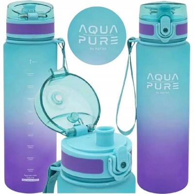 Zdravá fľaša Aqua Pure Astra mätovo-levanduľová 600 ml