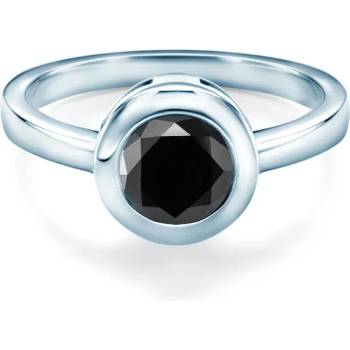 Image 1 of SAVICKI Годежен пръстен savicki: бяло злато, черен диамант