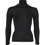 Engel Дамско копринено термобельо Engel Women's Long-Sleeved Roll Neck Silk base layer - Black - размер 38/40 (EU) (114-1947-0313)