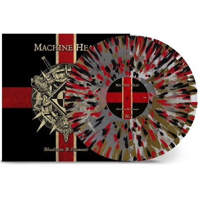 Machine Head Bloodstone & Diamonds 10th Anniversary Coloured Black & Red Splatter 2 Vinyl LP