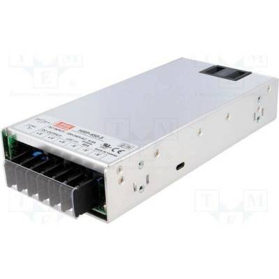 MEAN WELL HRP-450-5 Napájecí zdroj: spínaný; k vestavbě,modulový; 450W; 5VDC; 90A