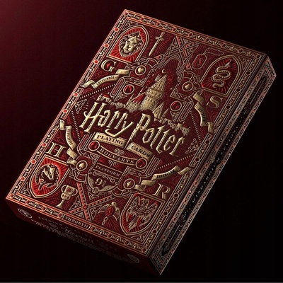 Bicycle Harry Potter karty červené Zmijozel
