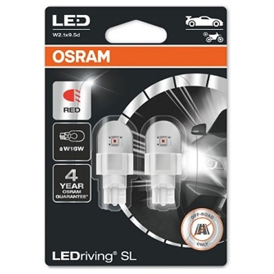 OSRAM Крушка OSRAM LED W16W, 12V, 1.4W, 80lm, 2 броя