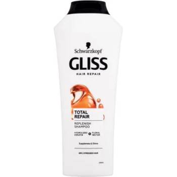 Schwarzkopf Gliss Total Repair 400 ml регенериращ шампоан за суха увредена коса за жени