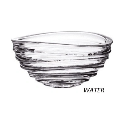 Crystal Bohemia Miska Rokas inšpirovaná vodou 13 cm