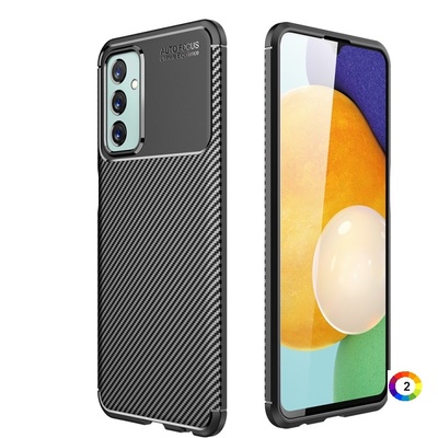 Samsung Galaxy M23 5G/F23 5G Удароустойчив Carbon Fiber Калъф и Протектор