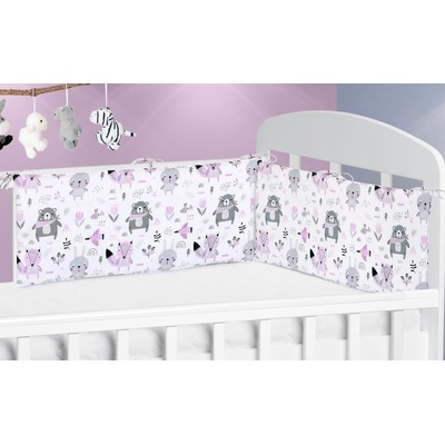 Bellatex Mantinel do dětské postýlky Růžová – Zboží Dáma