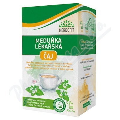 Herbofit Bylinný čaj Medovka 20 x 1,5 g