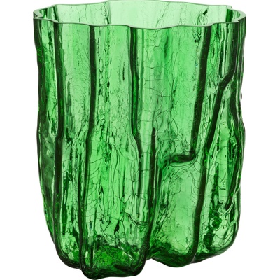 Kosta Boda Ваза Crackle кристал 27 см зелена (7042213)